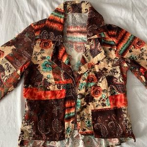 Brown hue vintage jacket